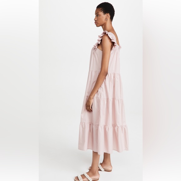 English Factory Tiered Midi Dress - Picture 3 of 11